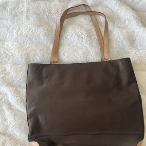 Kate spade Brown Nylon and Leather Tote Bag